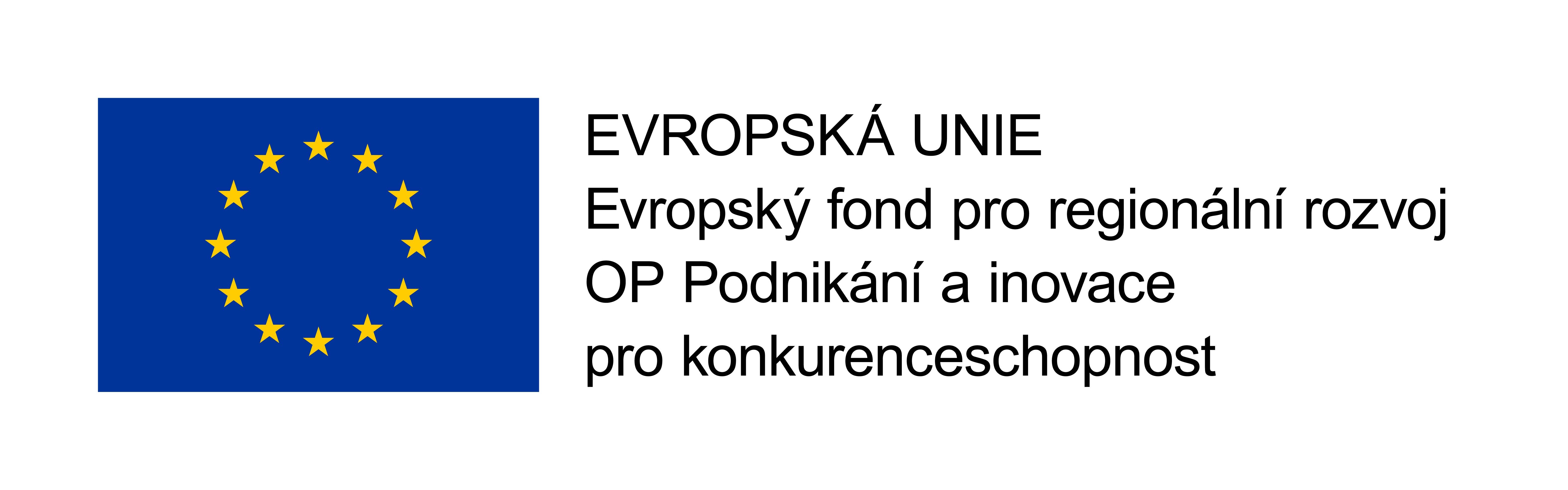 Evropská Unie Evropský fond pro regionální rozvoj OP Podnikání a inovace pro konkurenceschopnost